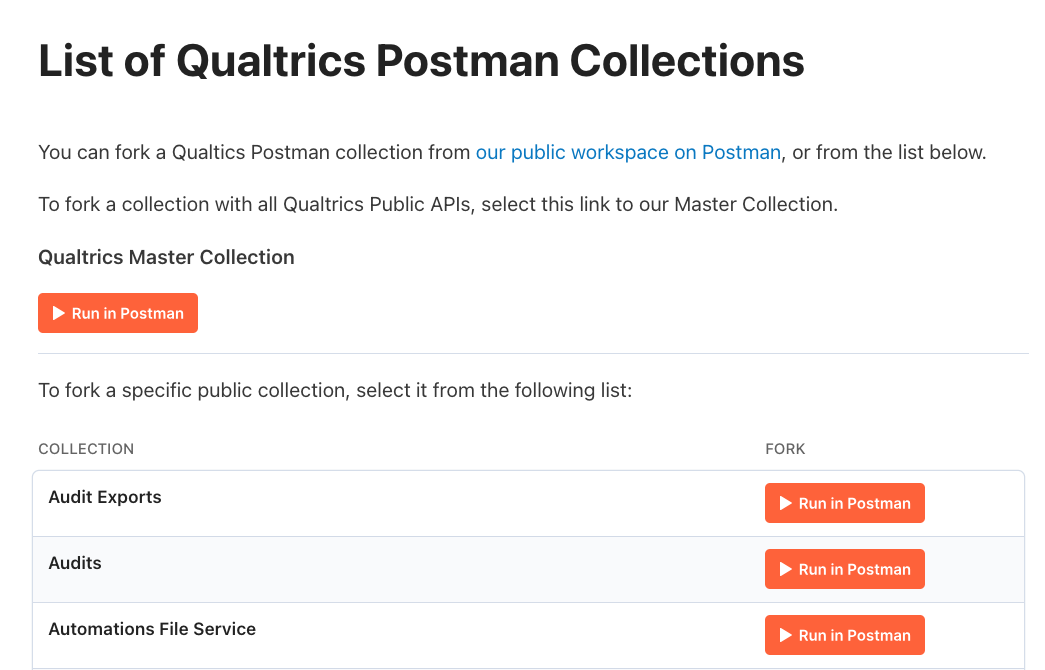Qualtrics Rest Api Qualtrics v3 REST API Postman Collection